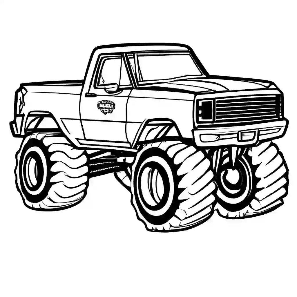 Monster Truck coloring pages